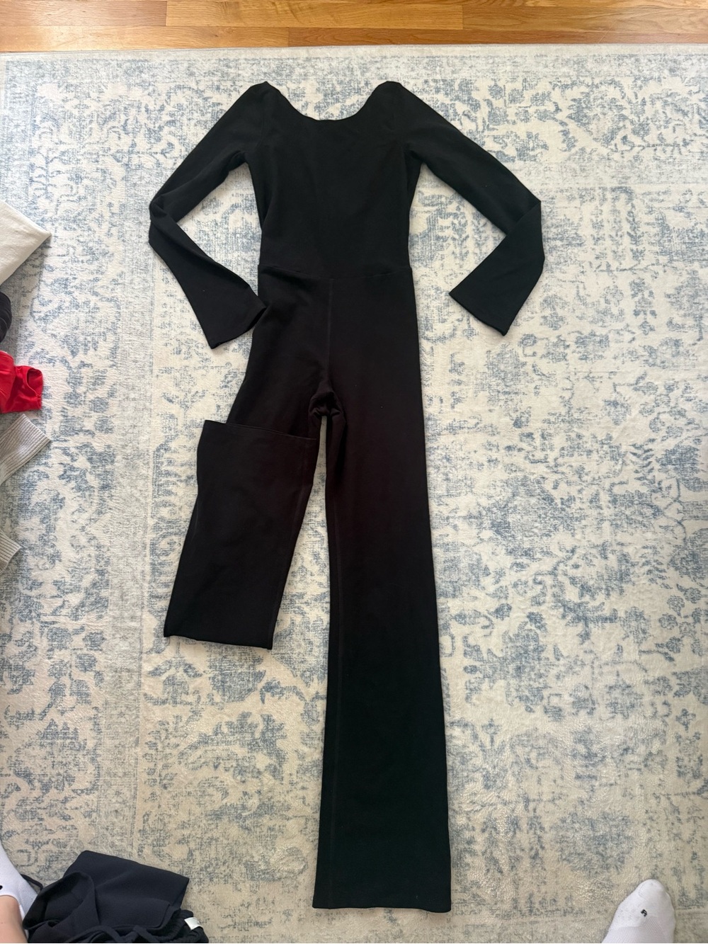 Alo Black Women's Long Sleeve Jumpsuit